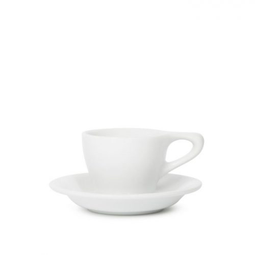 notNeutral Lino Espresso Cup & Saucer - Black (3oz/89ml)