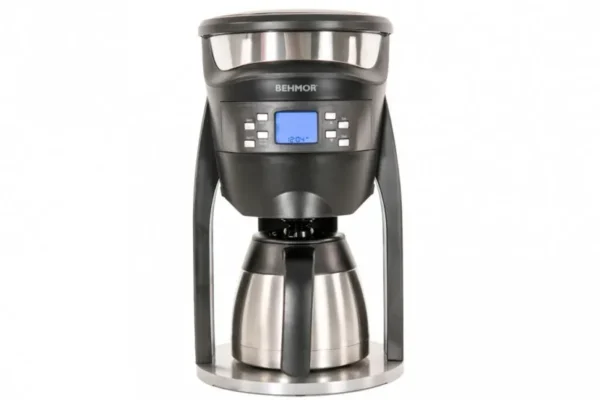 Behmor Brazen Plus electric filter coffee maker with digital control panel and stainless steel thermal carafe
